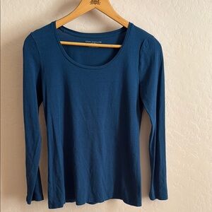 Ann Taylor Women's Blue Long Sleeve Top